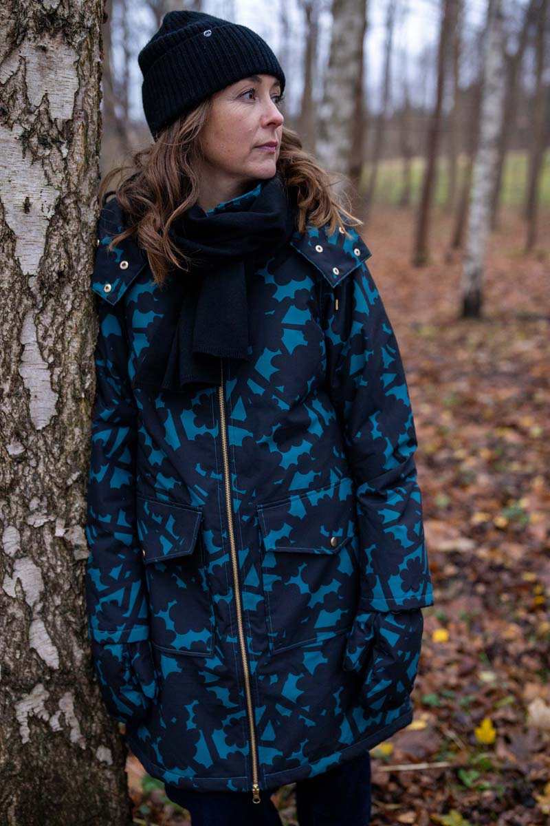 Daneturell Winter Coat Dk Slate BRAMBLE