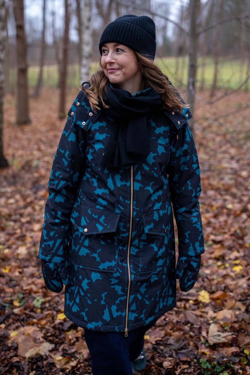 Daneturell Winter Coat Dk Slate BRAMBLE