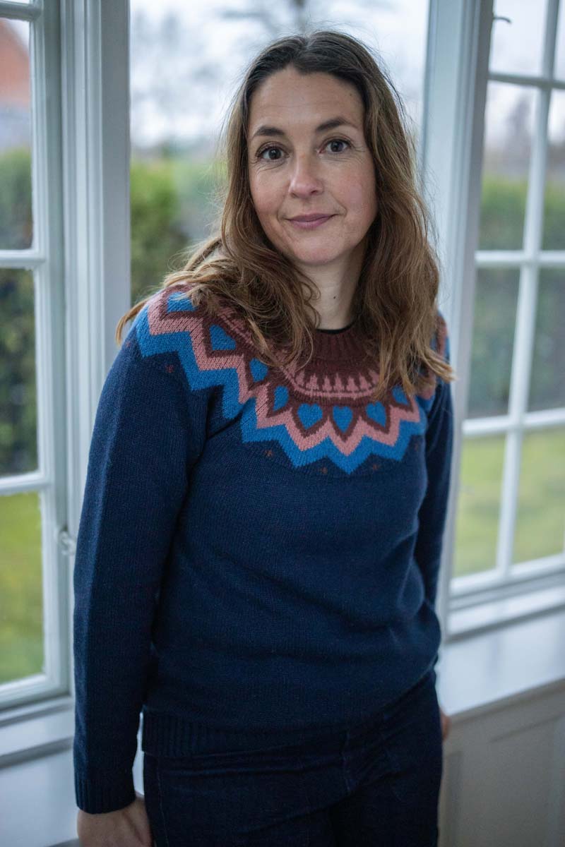 Dananne Wool Sweater Dk Navy