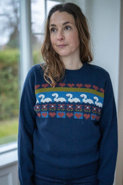 Danemaggie Wool Sweater Dk Navy 