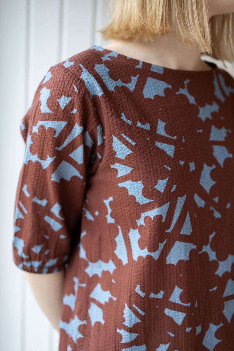 Danecremant Seersucker Shirt Lt Blue BRAMBLE