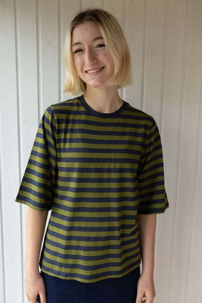 Danebasic Glad Tee Dk Navy/Olive