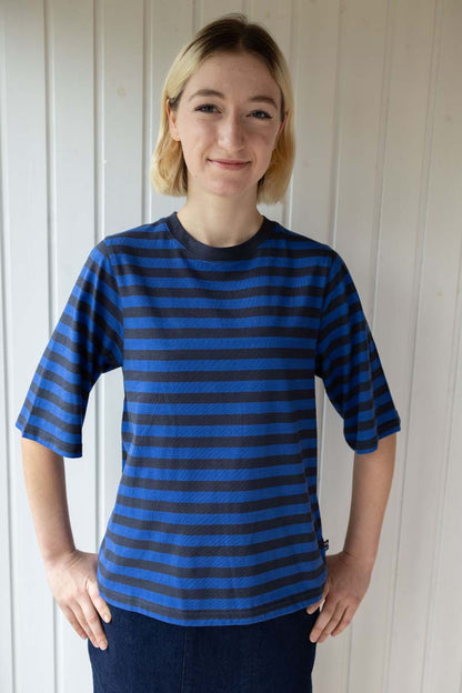 Danebasic Glad Tee Dk Navy/Blue
