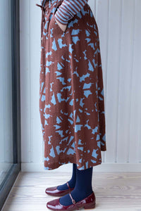 Danespresso Seersucker Skirt Lt Blue BRAMBLE