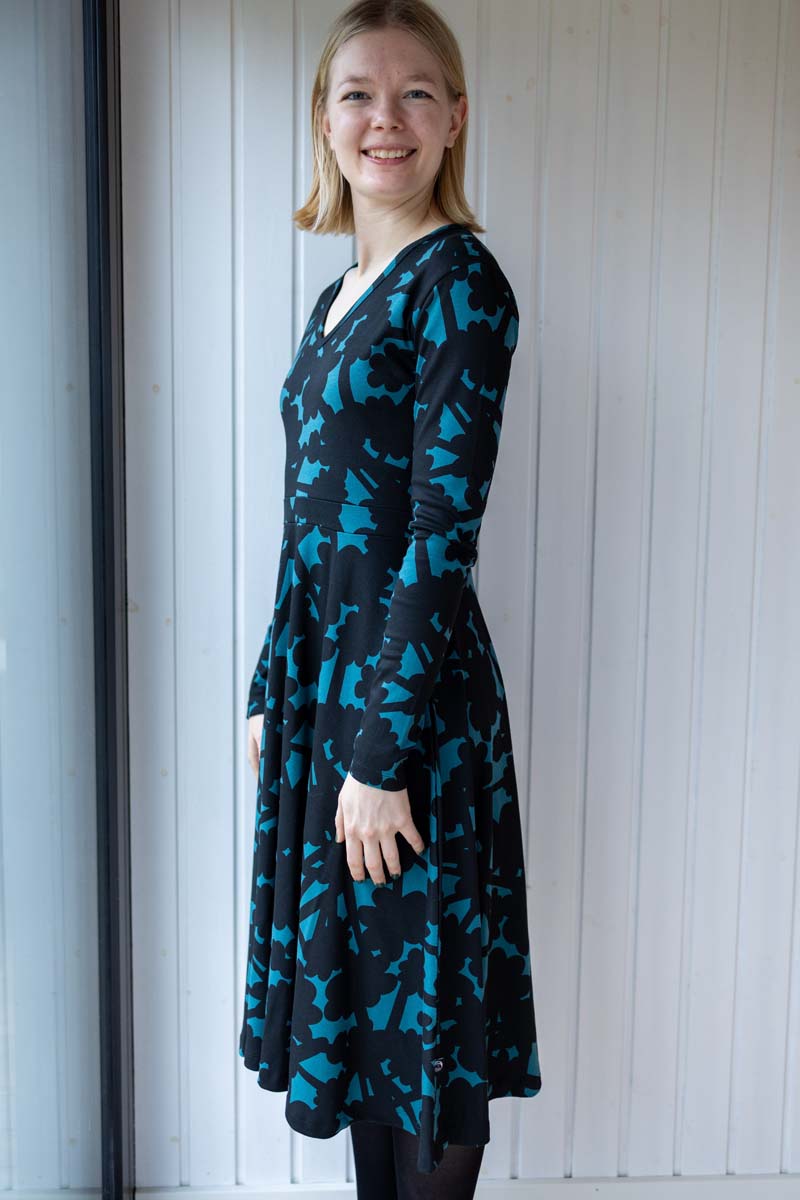 ORGANIC - Danandreasen Interlock Dress Dk Slate BRAMBLE