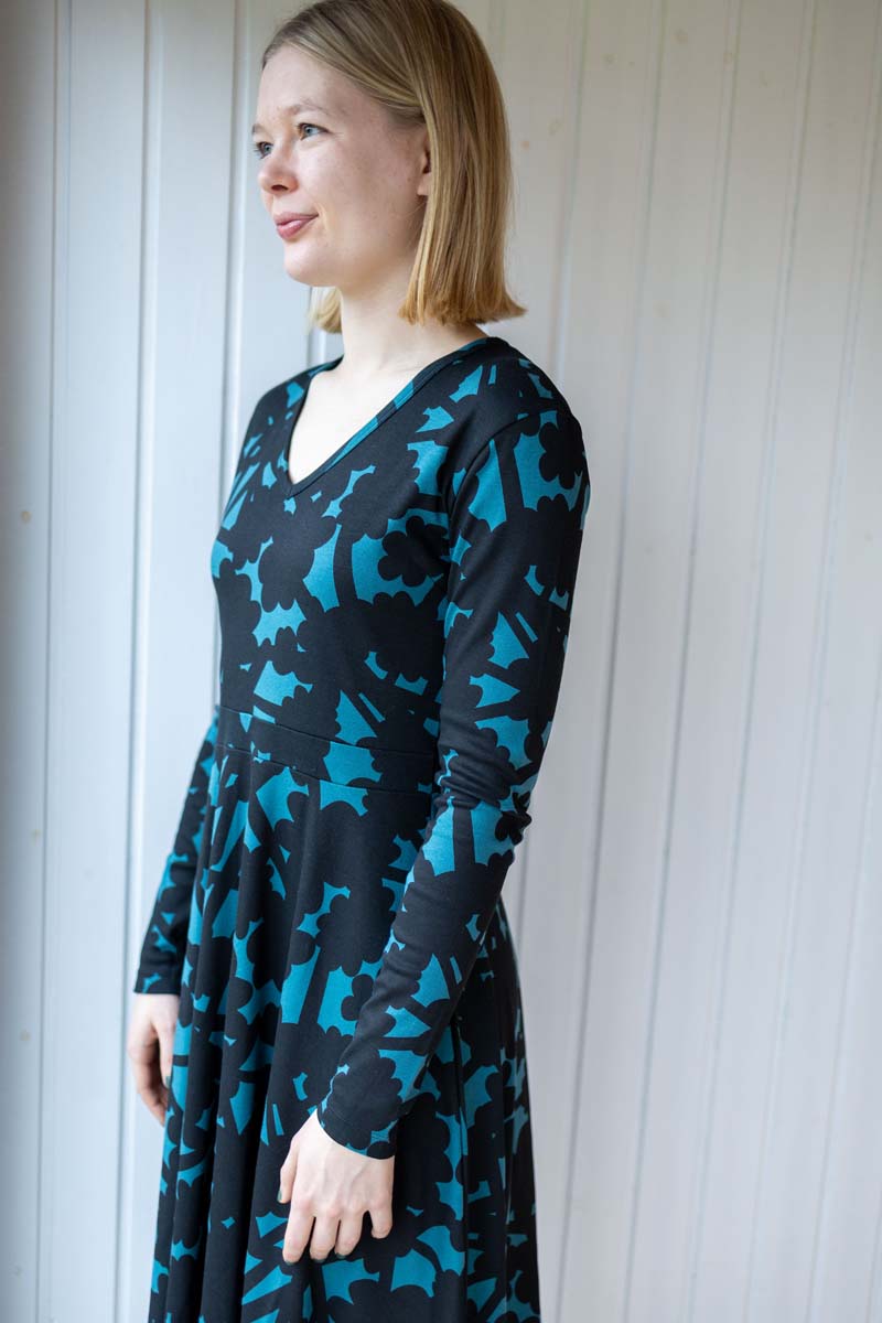 ORGANIC - Danandreasen Interlock Dress Dk Slate BRAMBLE