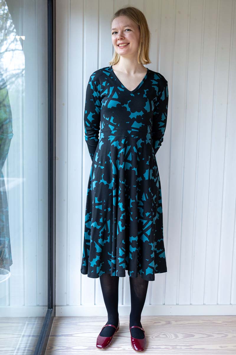 ORGANIC - Danandreasen Interlock Dress Dk Slate BRAMBLE