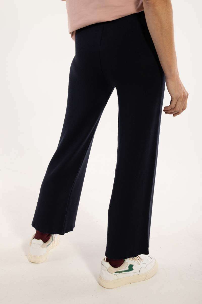 Danexclusive Viscose Pants Dk Navy