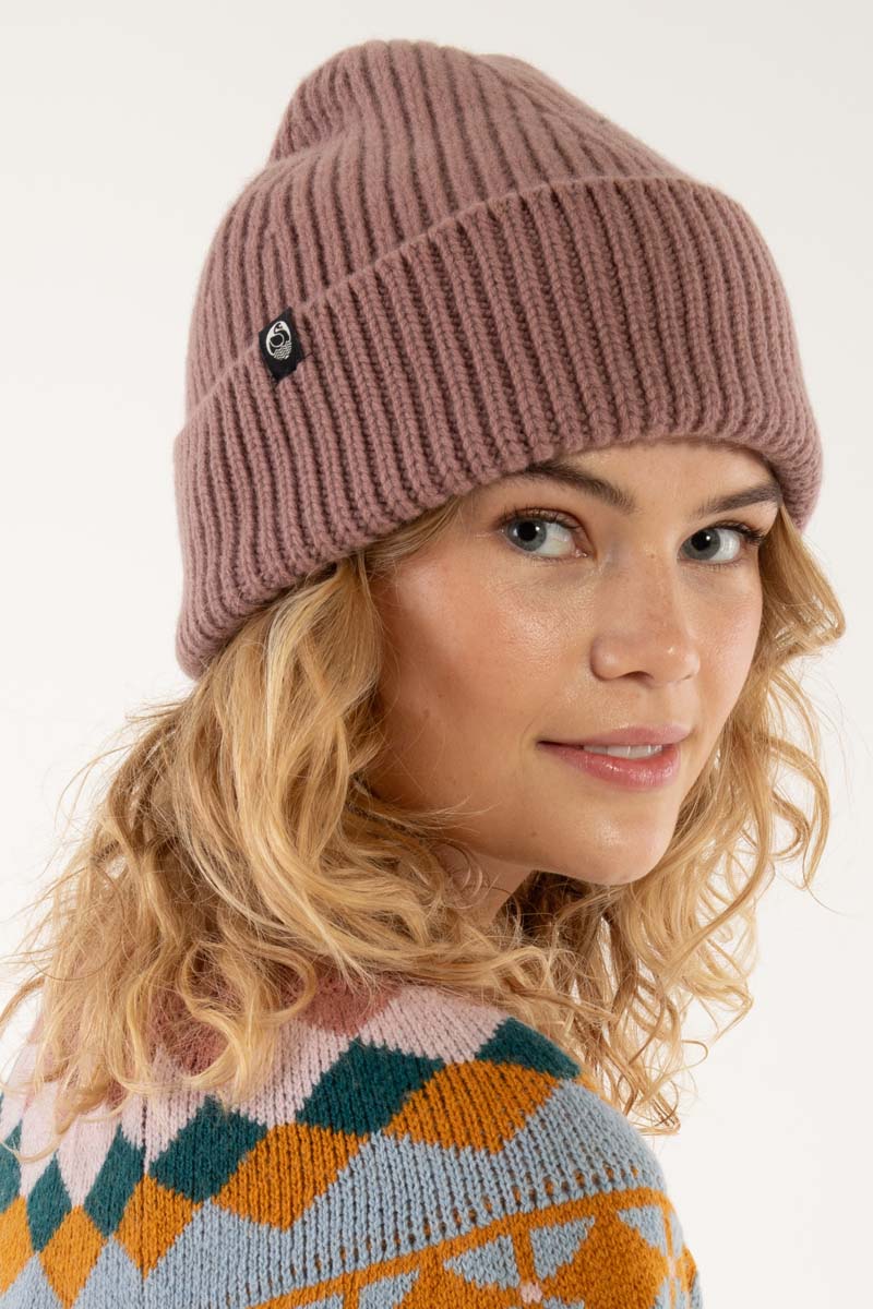 Danewarm Thoughts Beanie Dk Rose Beige