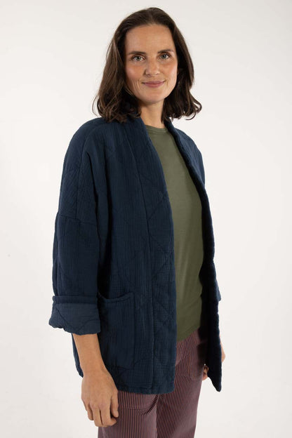 Danekatrin Quilt Jacket Dk Navy