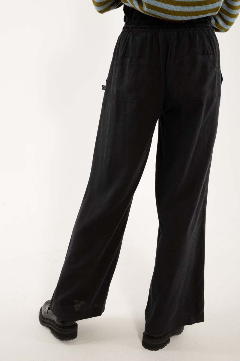 Danebreeze Heavy Linnen Pants Black