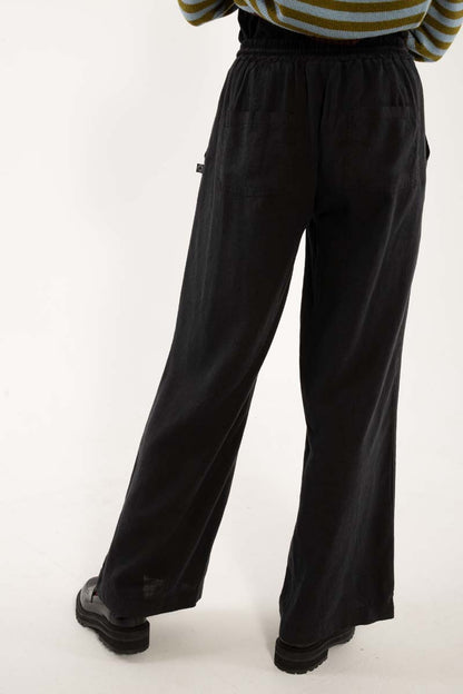 Danebreeze Heavy Linnen Pants Black
