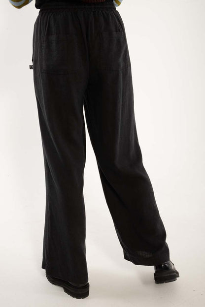 Danebreeze Heavy Linnen Pants Black