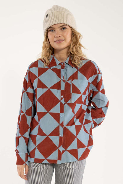 Danethyme Cord Shirt Lt Blue DIAMETRIC