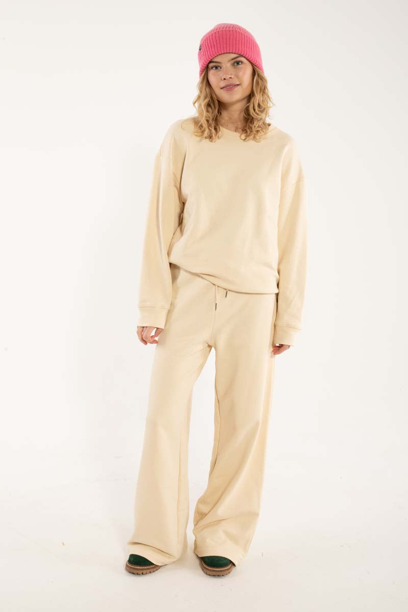 Danepoppy Moleton Sweat Light Beige
