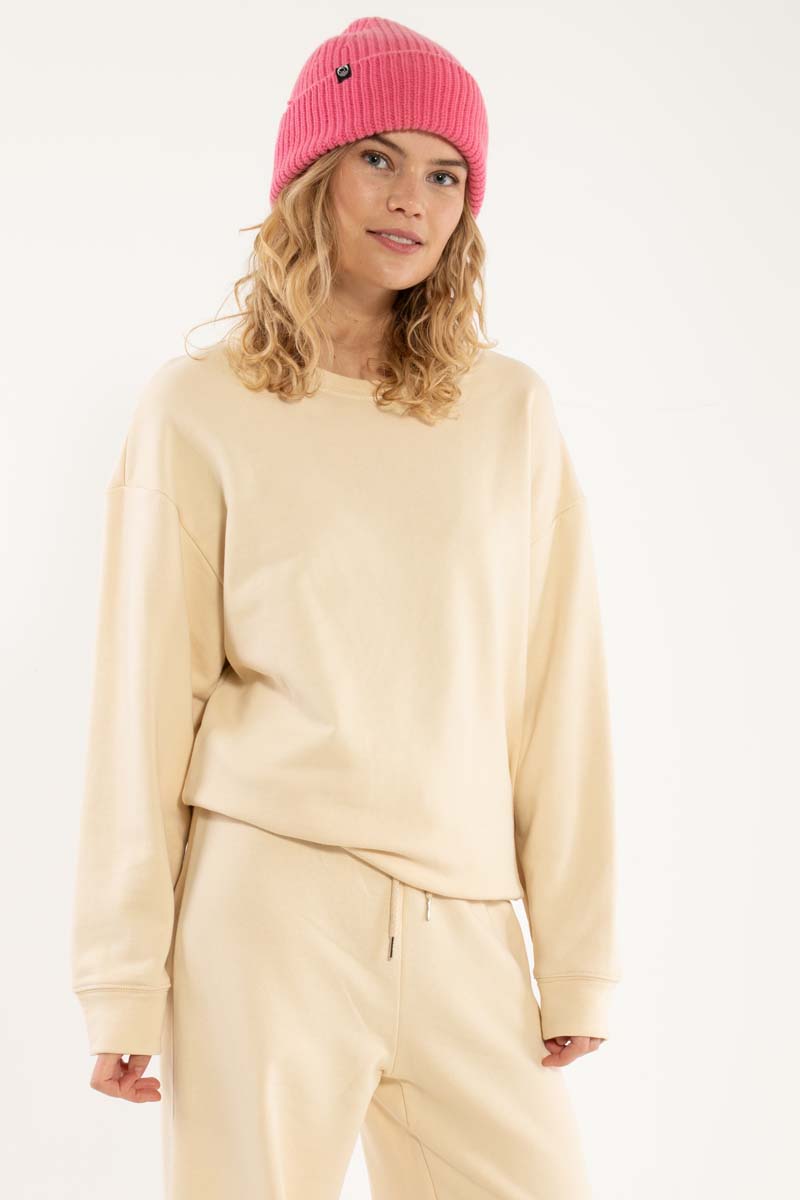 Danepoppy Moleton Sweat Light Beige