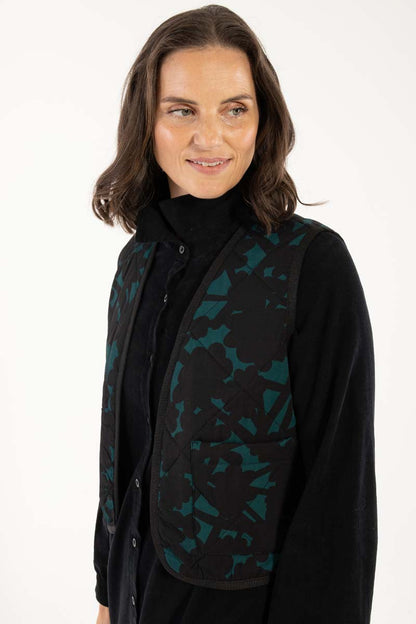 Daneblues Sateen Vest Dk Slate BRAMBLE
