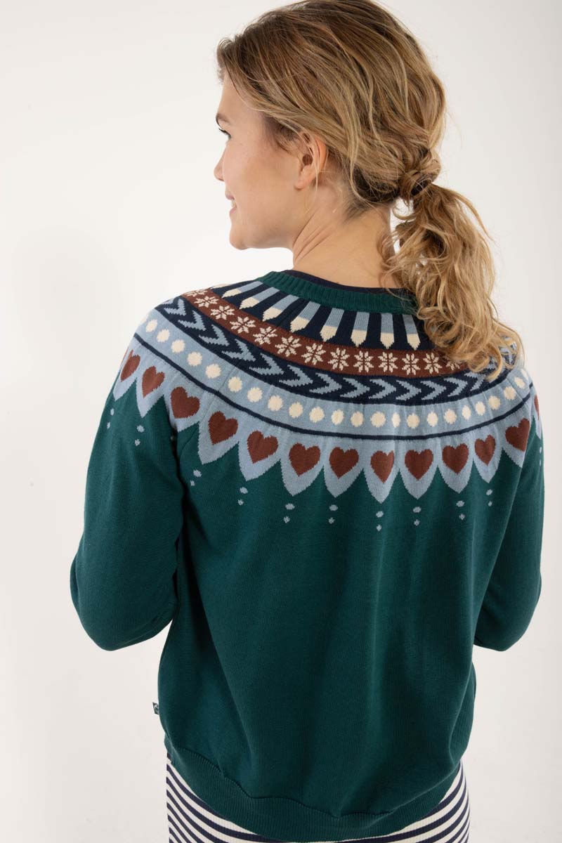 Danesweetheart Cotton Cardigan Dk Slate