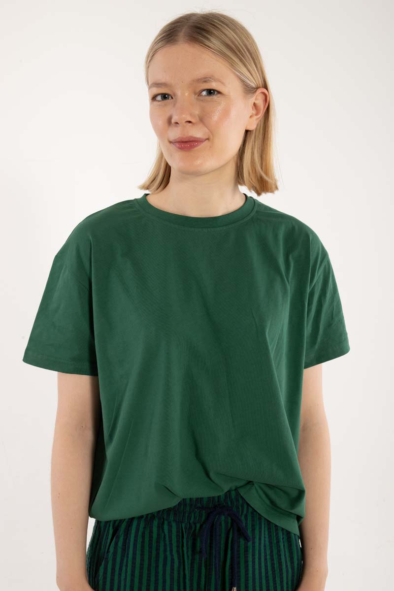 Danebasic Boxy Tee Dk Pine