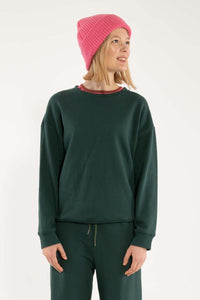 Danepoppy Moleton Sweat Dk Forest