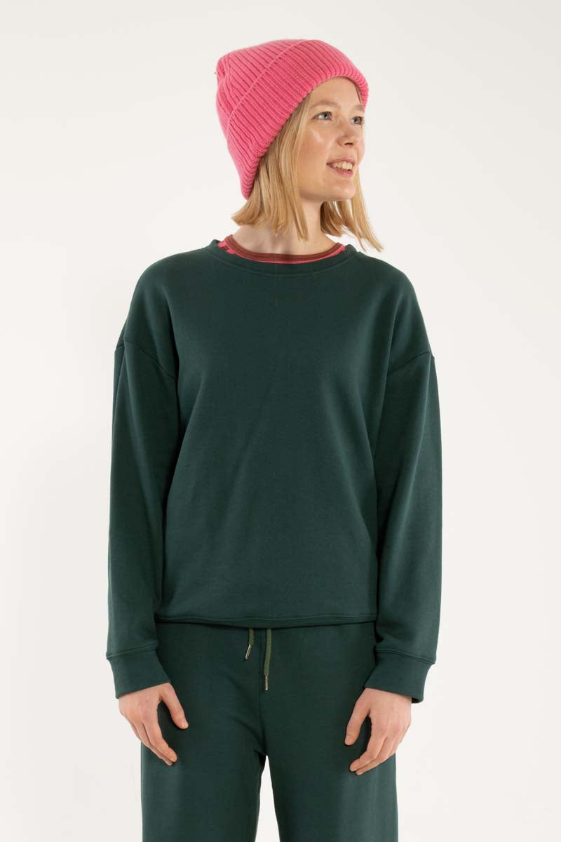 Danepoppy Moleton Sweat Dk Forest