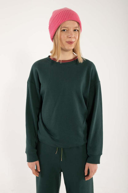 Danepoppy Moleton Sweat Dk Forest