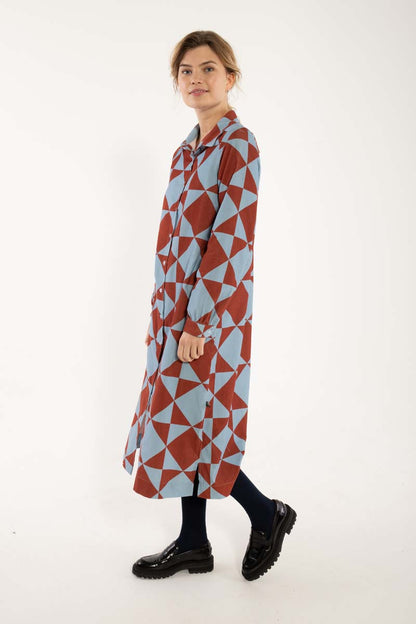 Danepippi Cord Dress Lt Blue DIAMETRIC