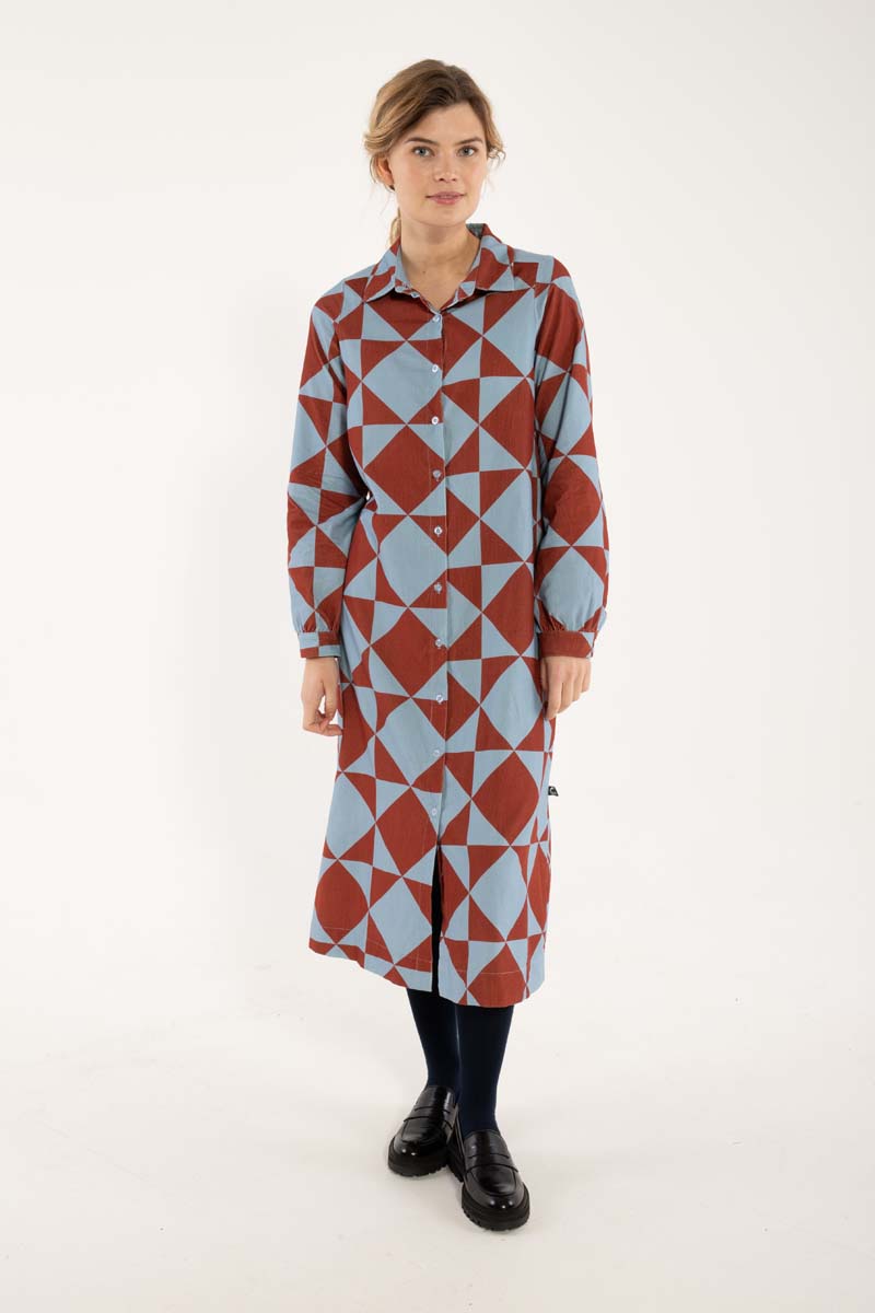 Danepippi Cord Dress Lt Blue DIAMETRIC