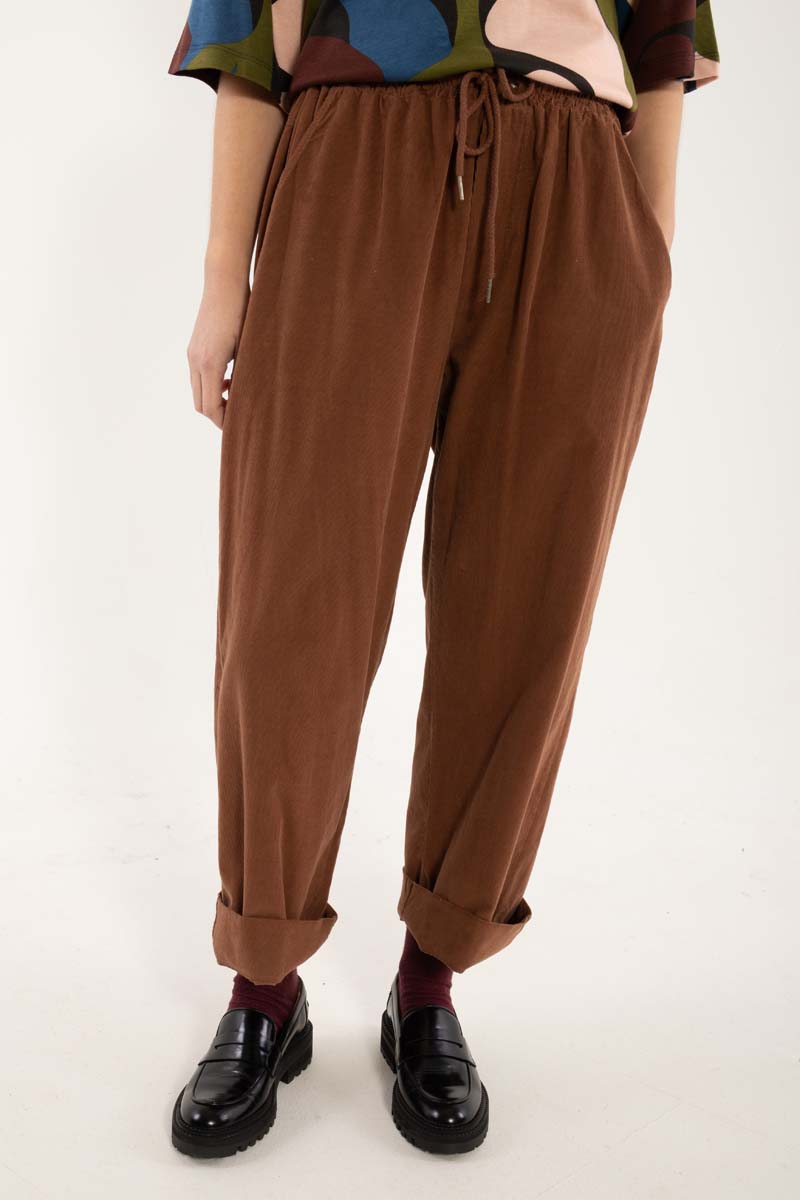 Danefunt Cord Pants Brown