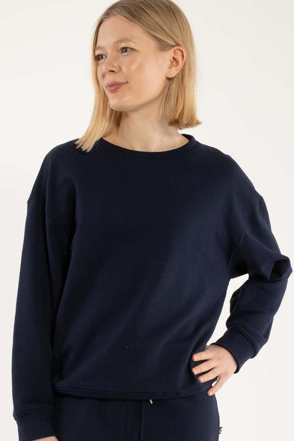Danepoppy Moleton Sweat Dk Navy