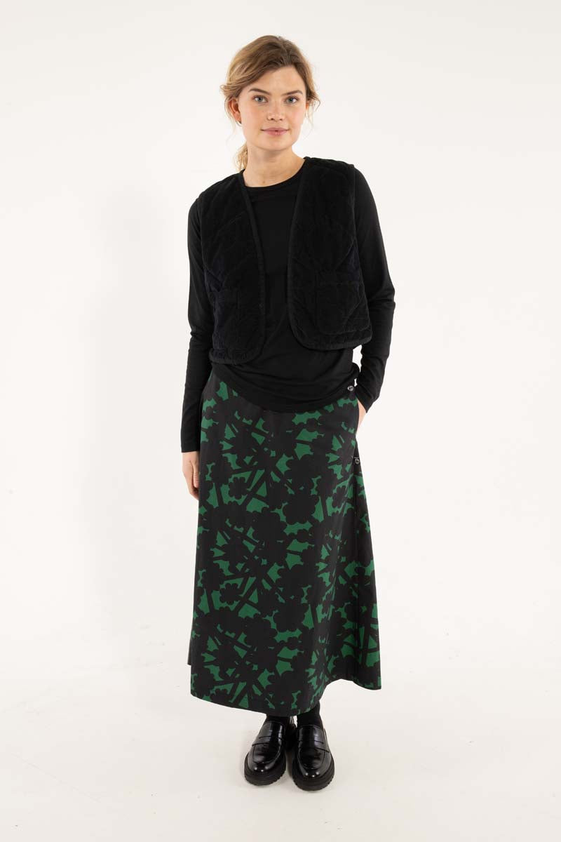 Danebrava Poplin Skirt Dk Pine BRAMBLE