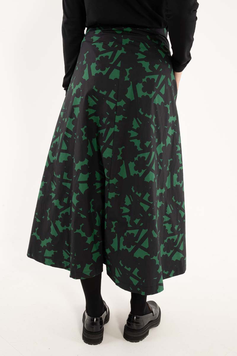 Danebrava Poplin Skirt Dk Pine BRAMBLE