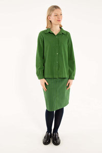 Danerosemary Cord Shirt Moss Green