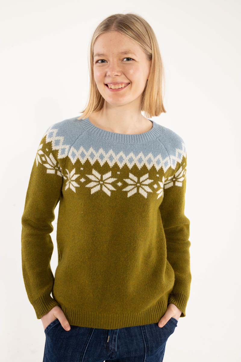Danehytte Wool Sweater Olive