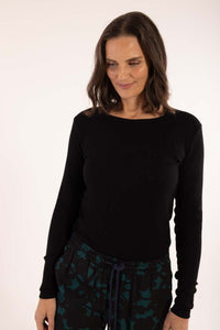 Danehero Ribbing Tee Black