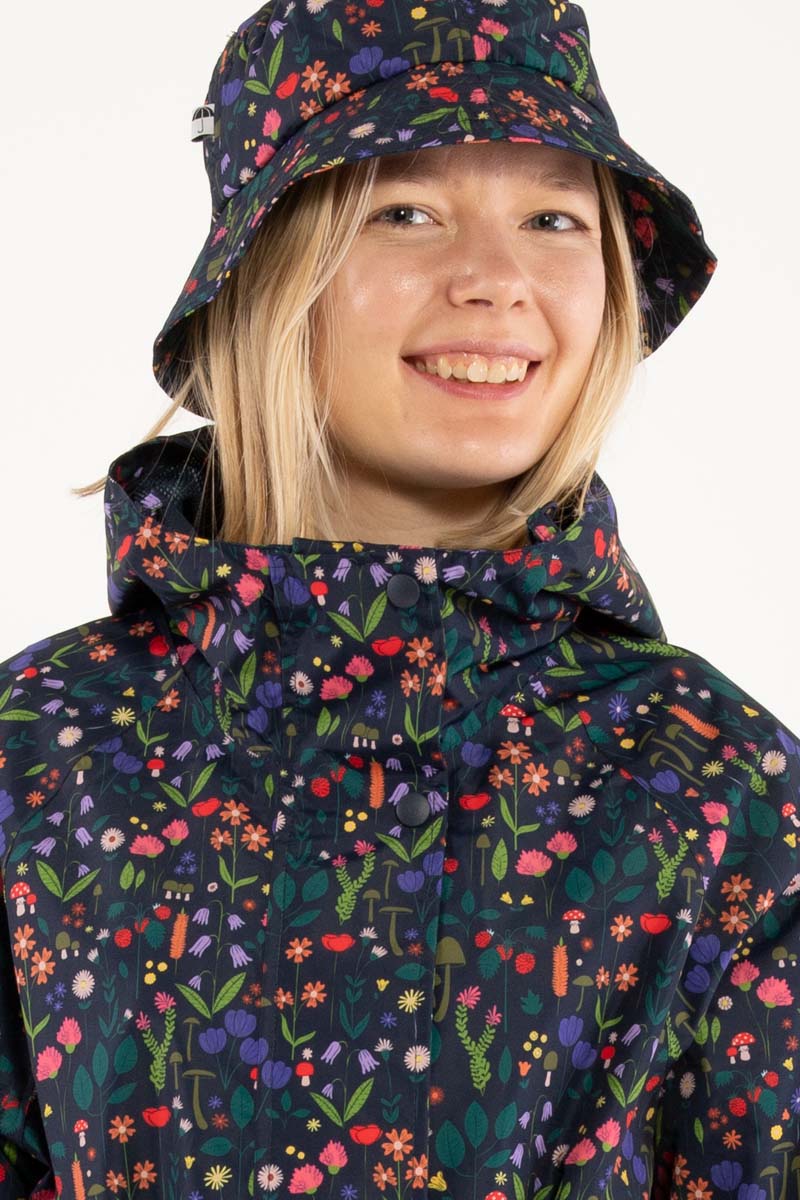 Danebucket Rain AOP Hat Dk Navy BOTANICAL