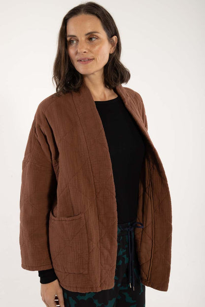 Danekatrin Quilt Jacket Brown