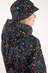 Danebucket Rain AOP Hat Dk Navy BOTANICAL