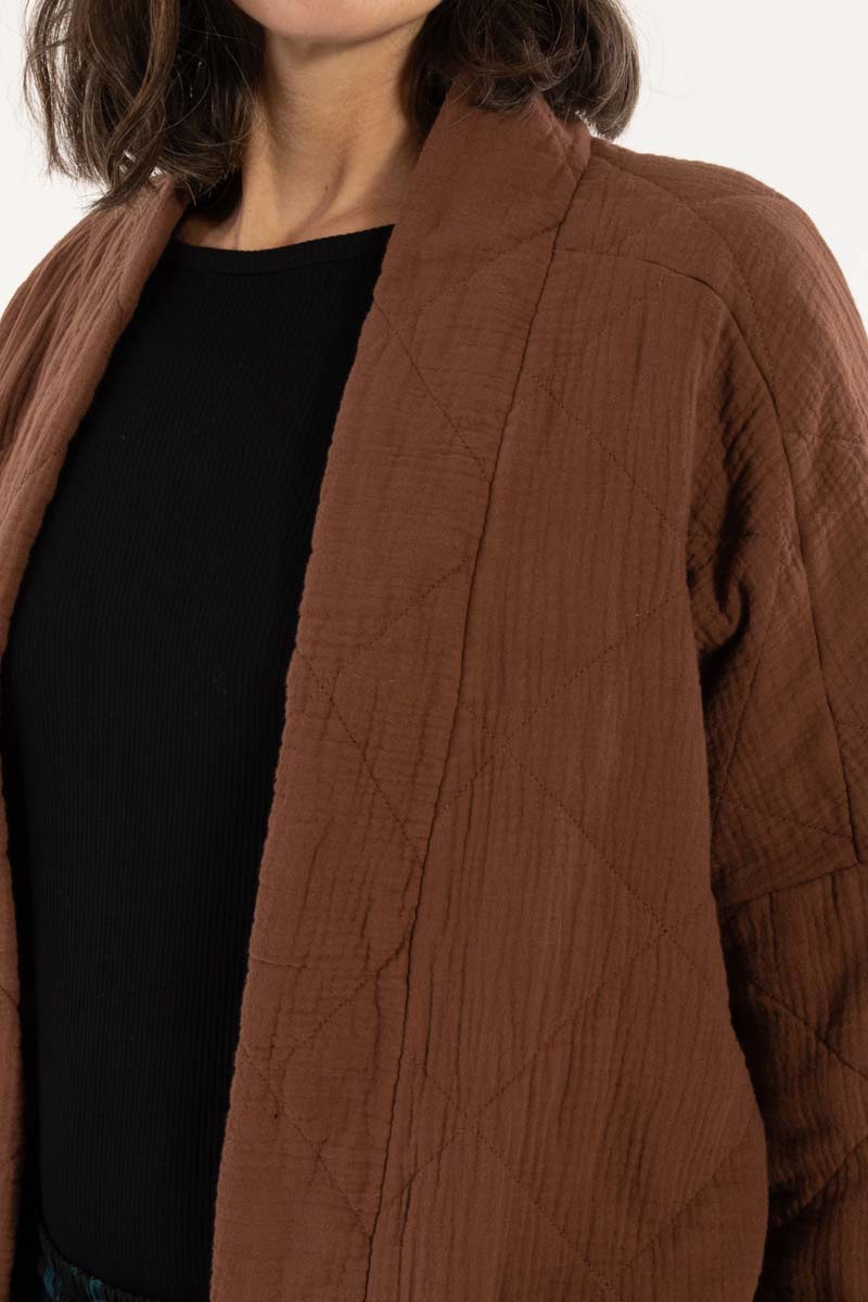 Danekatrin Quilt Jacket Brown