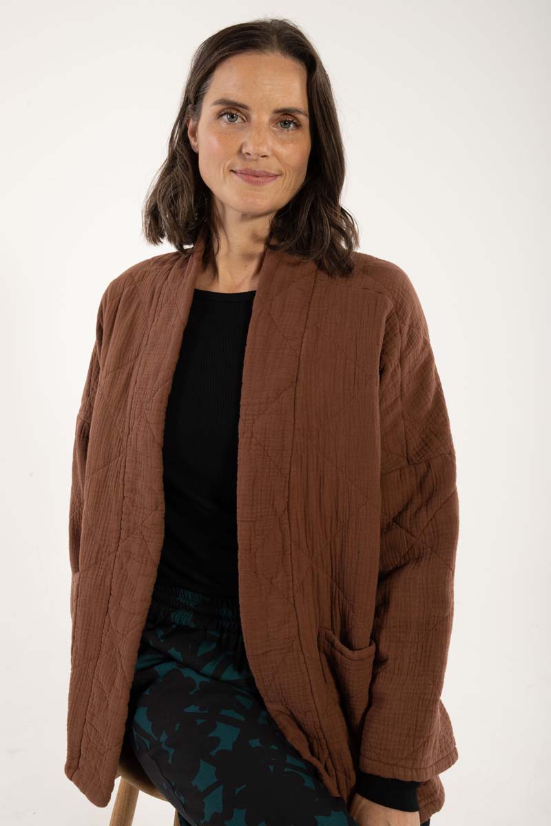 Danekatrin Quilt Jacket Brown