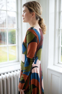 Danesigrid Interlock Dress Black TROPS