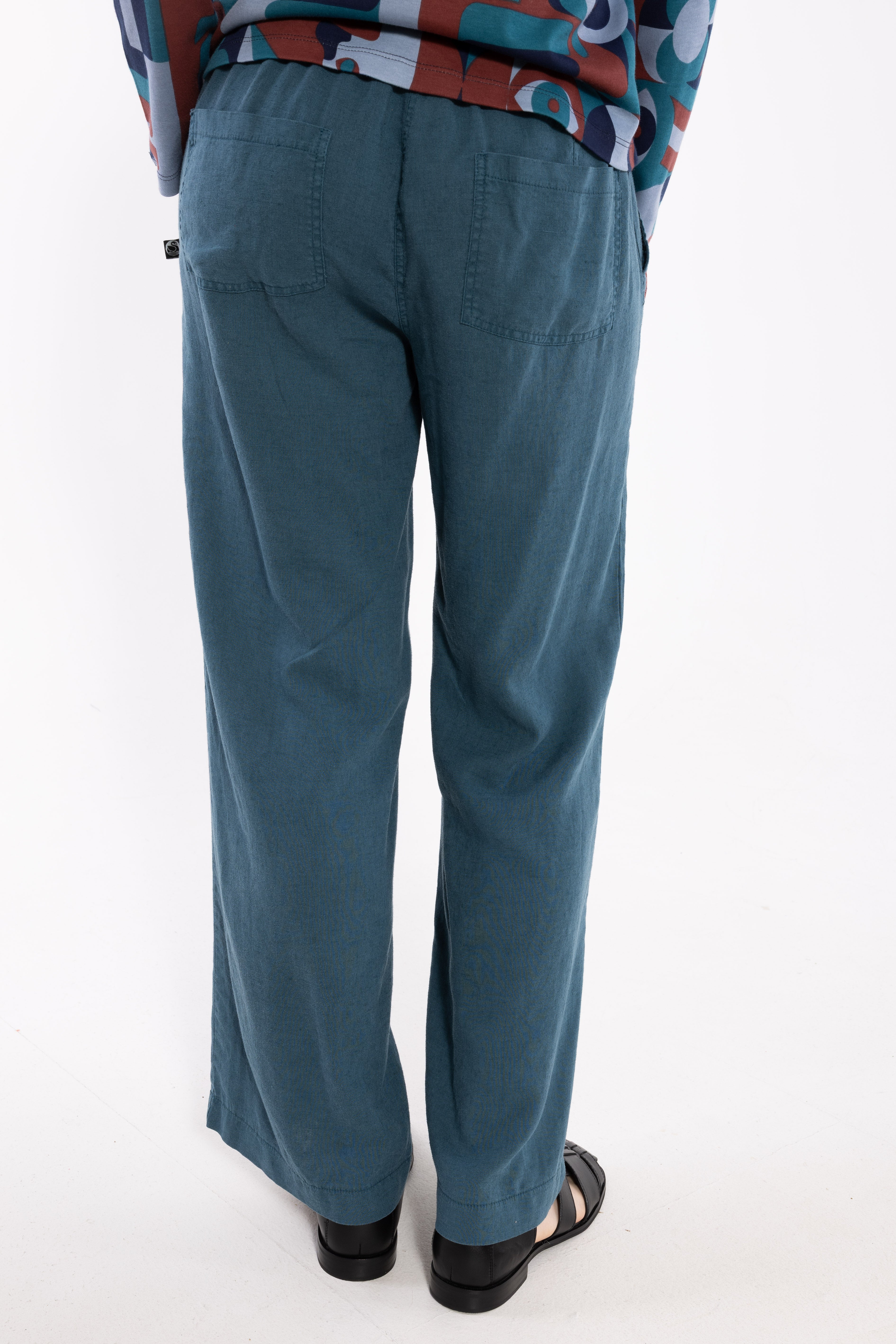 Danebreeze Heavy Linnen Pants Dk Slate