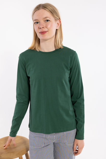 Danebasic Merry LS Tee Dk Pine