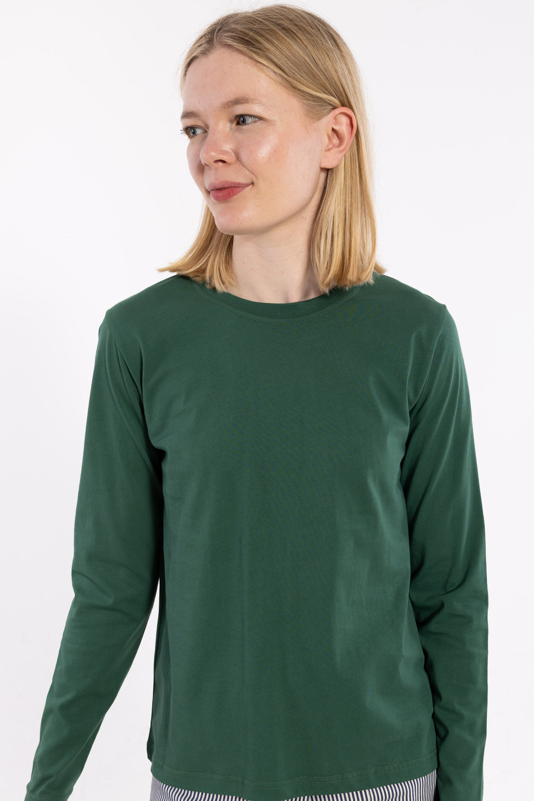 Danebasic Merry LS Tee Dk Pine