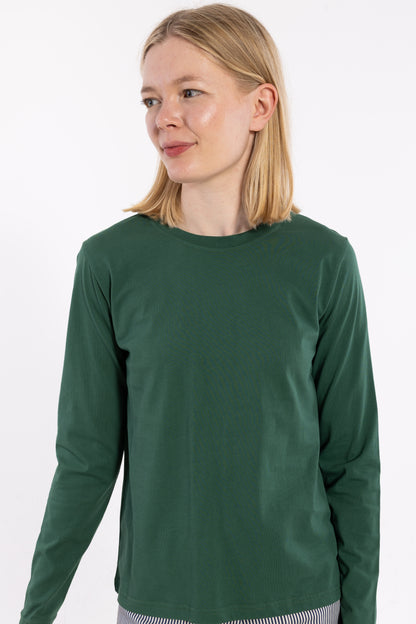 Danebasic Merry LS Tee Dk Pine