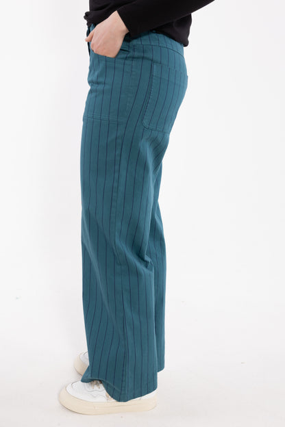 Danedaisy Stretch Canvas Pants Dk Slate/Dk Navy