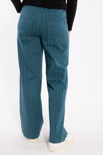Danedaisy Stretch Canvas Pants Dk Slate/Dk Navy