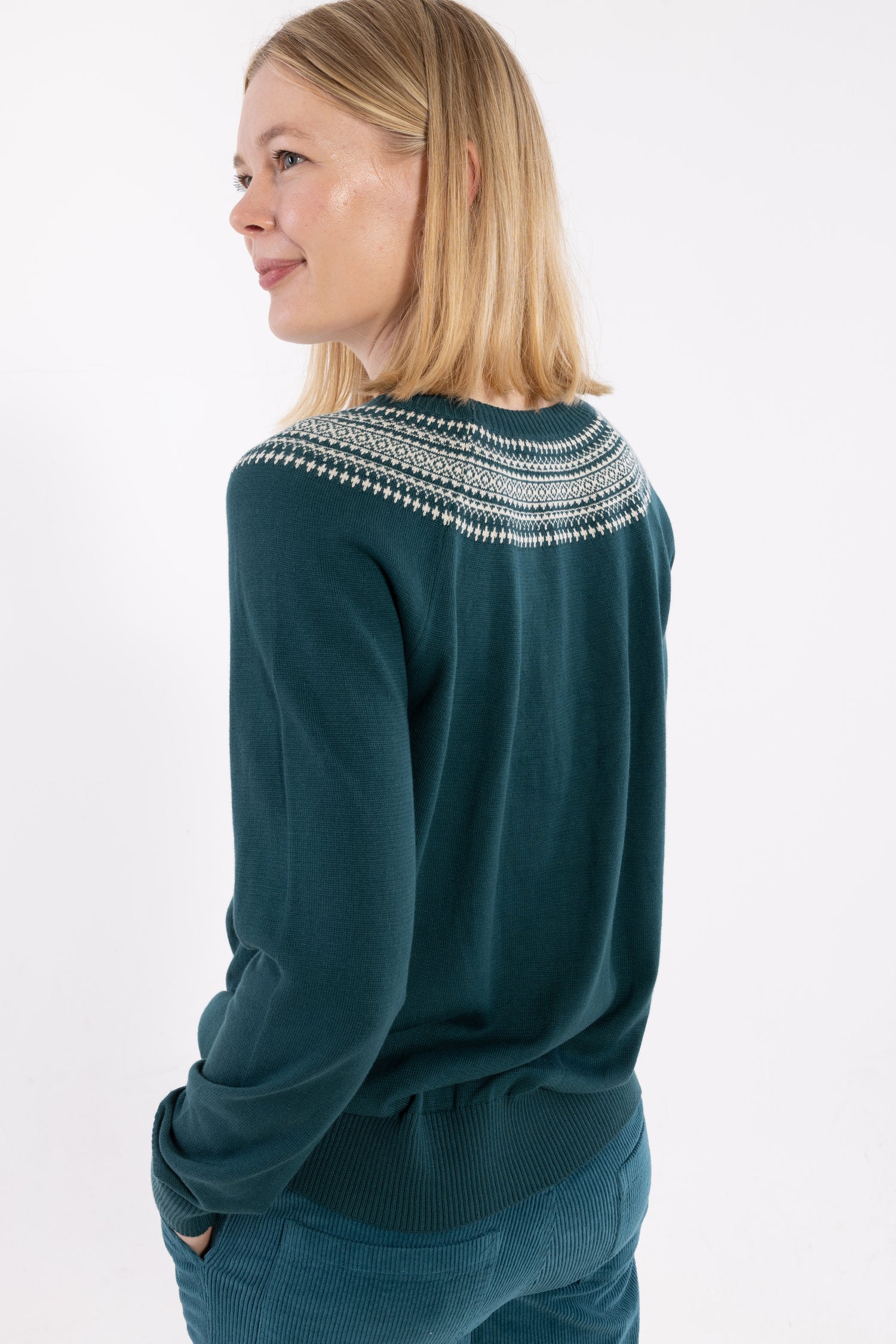 Danebright Lights Cotton Sweater Dk Slate