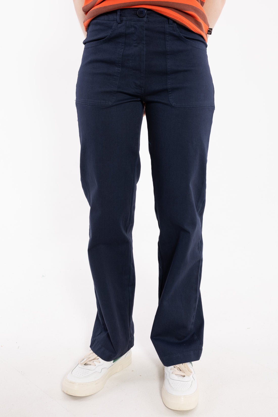 Danedaisy Stretch Canvas Pants Dk Navy