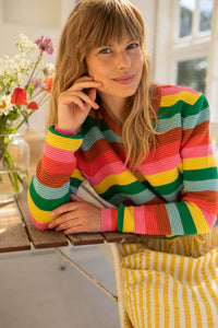 Danepearly 3D Crotchet Knit Sweater BonBon
